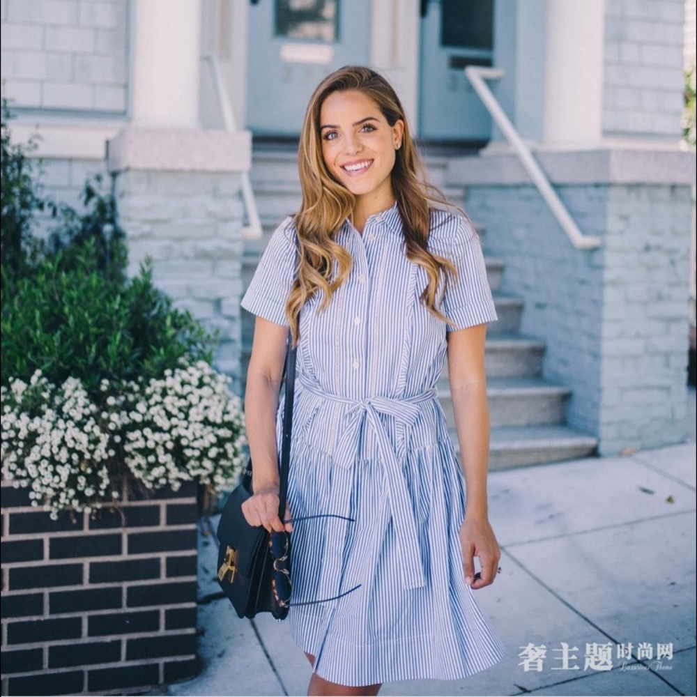 Kate Spade Broome Street Striped Shirtdress